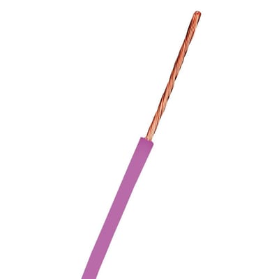 Nexans PVT 90 H05V2-K mounting wire ring 1x1mm2 violet - PVC, lead-free
