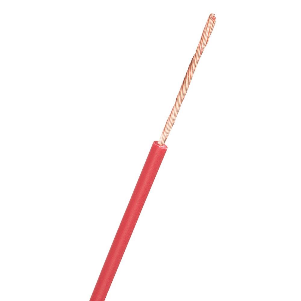 Nexans PVT 90 H07V2-K mounting wire ring - 1×1.5mm², red, PVC lead-free