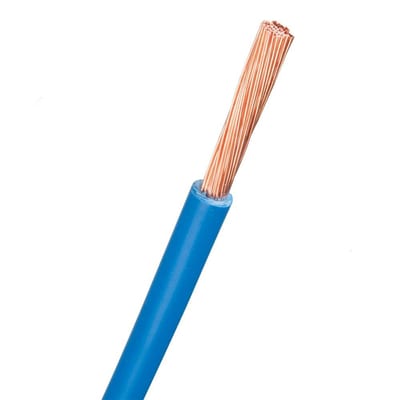 Nexans PVT 90 H07V2-K Mounting Wire on Ring 1x16mm2 Blue Lead-Free PVC