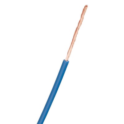 Nexans PVT 90 H07V2-K Mounting wire ring - 1x4mm², blue, PVC lead-free