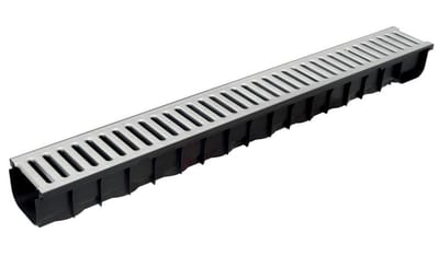 NID Drainage Channel with galvanized grate - 1000mm, 121mm, 1.5TON
