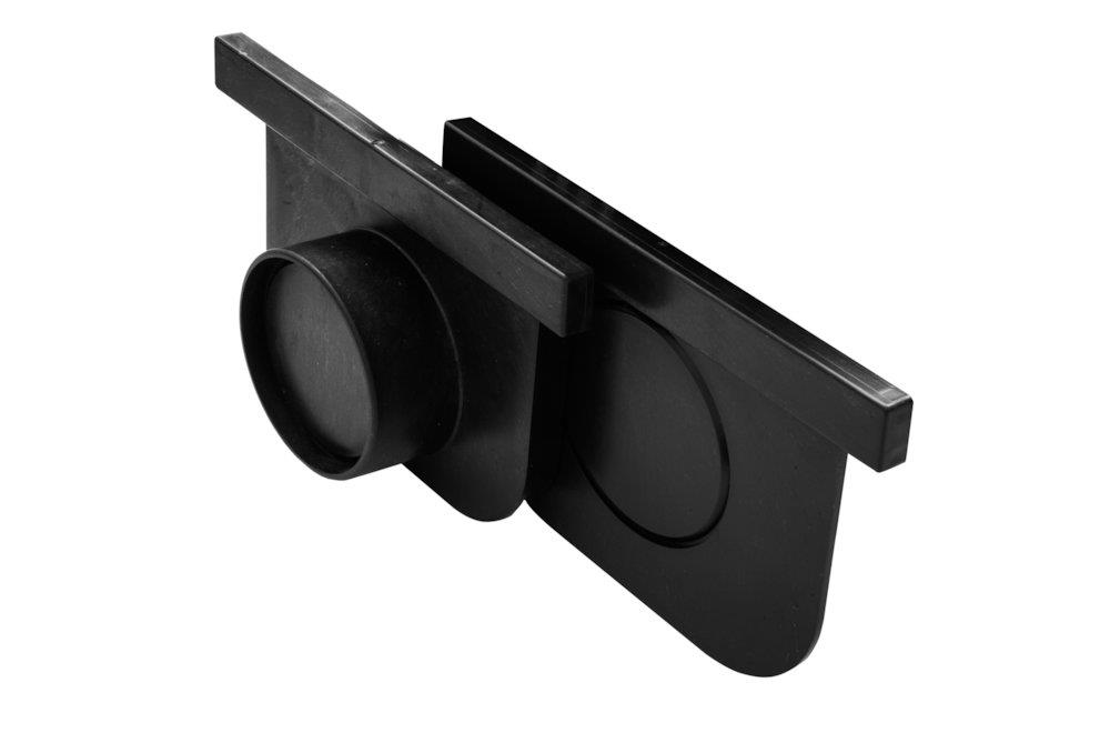 NID End Wall for Line Drainage Channels - with and without Connector