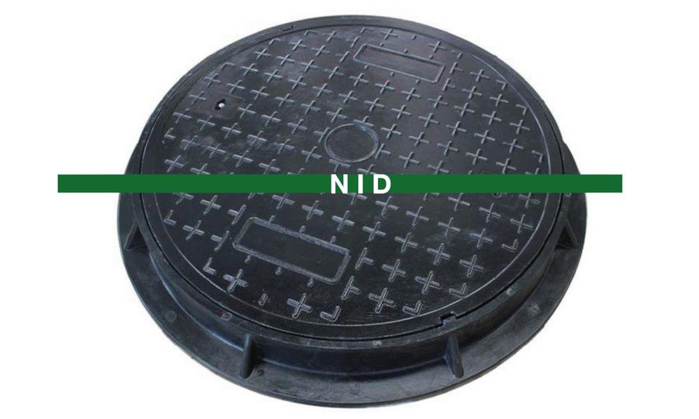 NID round Frame with cover - 12.5TON, 800mm, Round fast