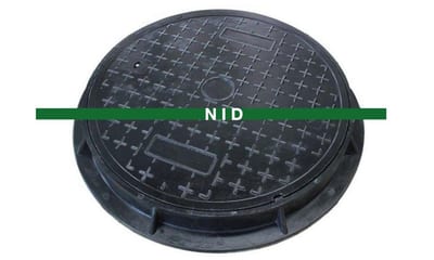 NID round Frame with cover - 40TON, 800mm, Round fast