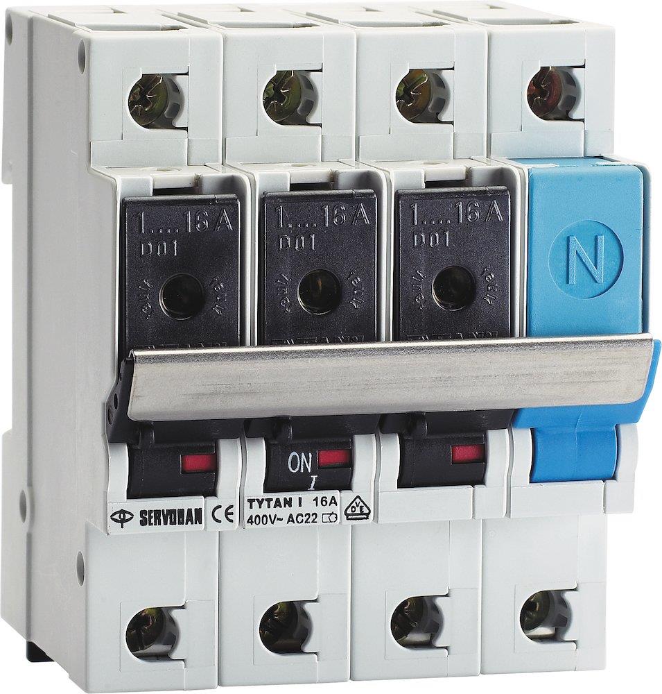 Niko-Servodan Tytan I - 61-014 Group switch - 2 - 16A, 3P + N