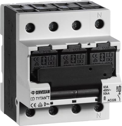 Niko-Servodan Tytan T - 61-024 Group switch - 2 - 63A, 3P + N