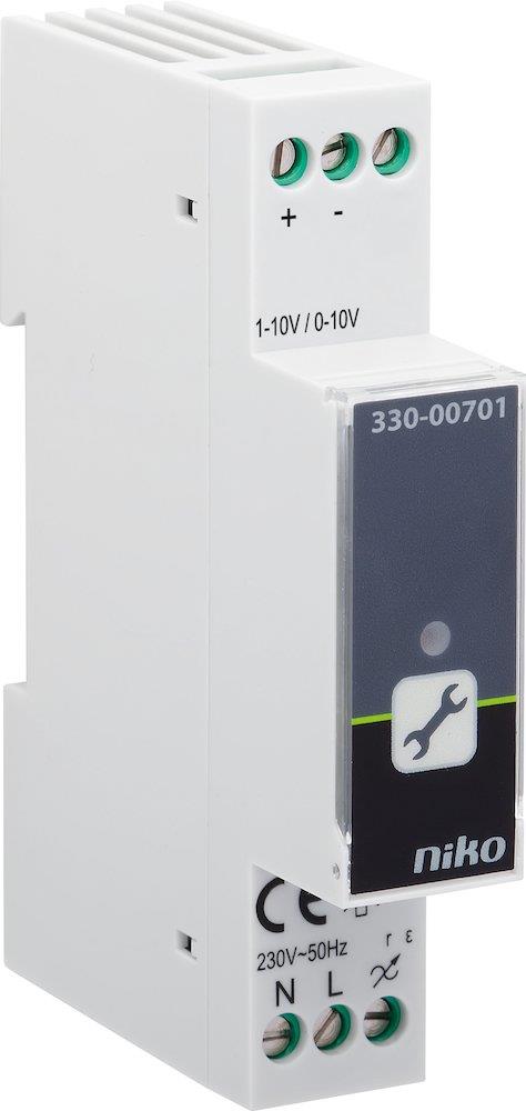 Niko-Servodan Universal RLC Dimmer 1-10V controlled - 1, grey, 350W