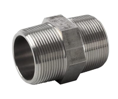 Nipple stainless BSPT - 1/2", 1/2", Nipple, Nipple, BSPT, BSPT
