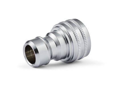 Nito 53620A3 Coupling nipple socket brass, chrome-plated - M22", 13