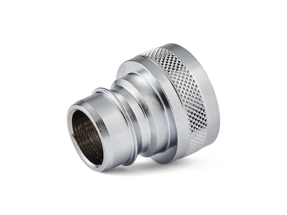Nito 63610A3 Coupling nipple socket brass, chrome-plated - 3/4", 19