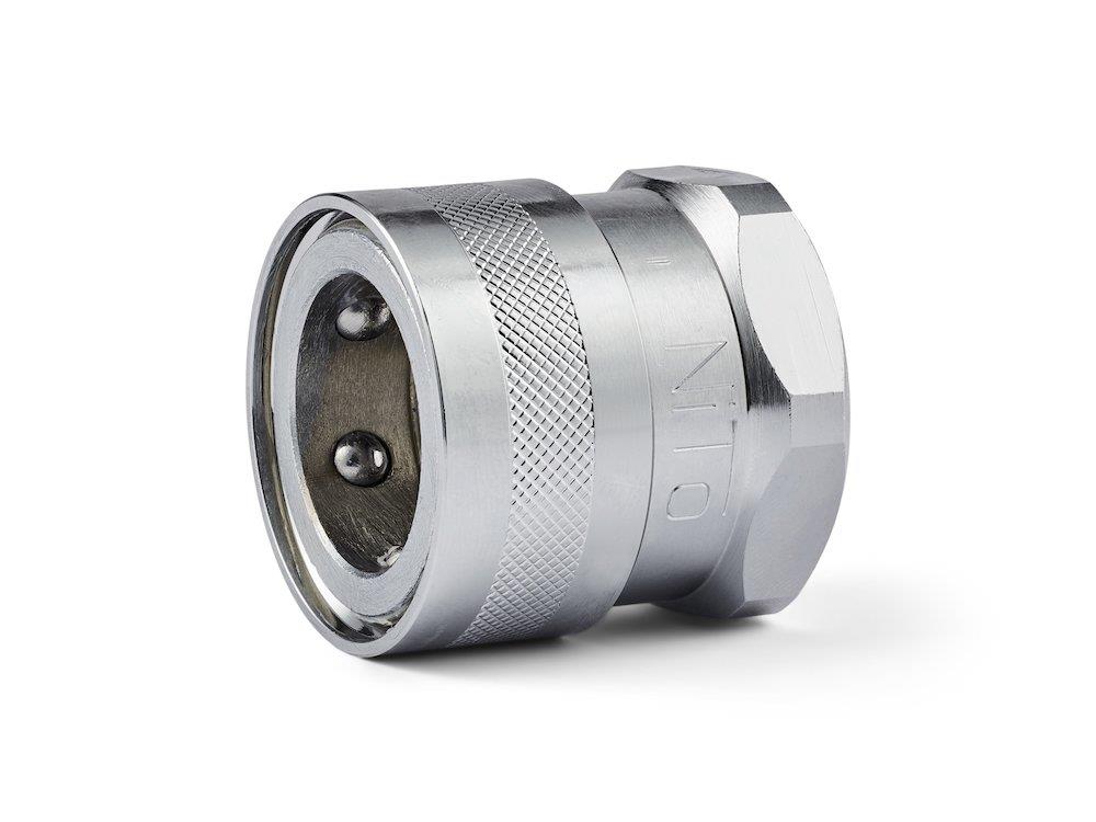 Nito 73500A3 Quick Coupling socket brass, chrome-plated - 1", 25
