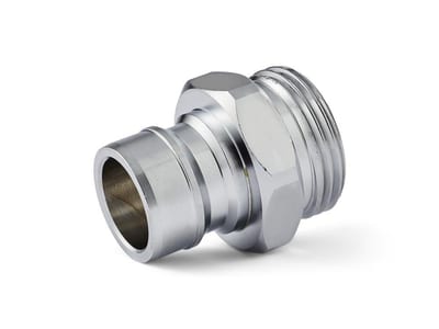 Nito 73640A3 Coupling nipple nipple brass, chrome-plated - 1", 25