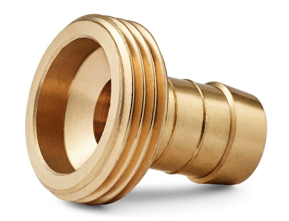 Nito Hose nozzle brass nipple BSPP - 12.7mm, 3/4"