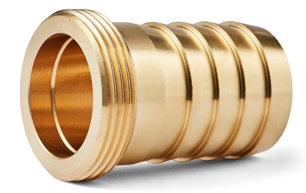 Nito Hose nozzle brass nipple BSPP - 38mm, 1 1/2"