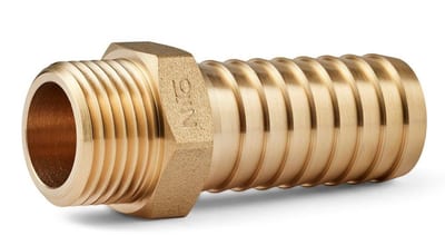 Nito Hose nozzle brass nipple BSPT - 8mm, 3/8"