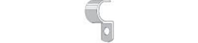 NKT Cable Bracket - 8mm, 1 Lap, steel ( Hot-dip galvanised ), 200PCS