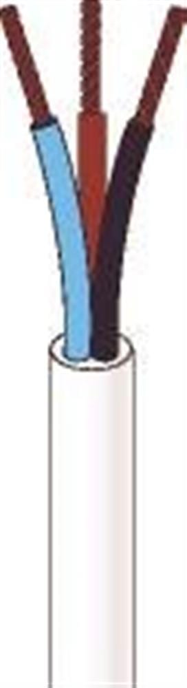 NKT PKA - H05VV-F Wire - 3X0,75MM2, without earth, white
