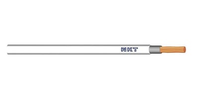 NKT PVT E.ISO.NR.4 Mounting Wire - 1x2.5mm², White, PVC (Lead-Free)
