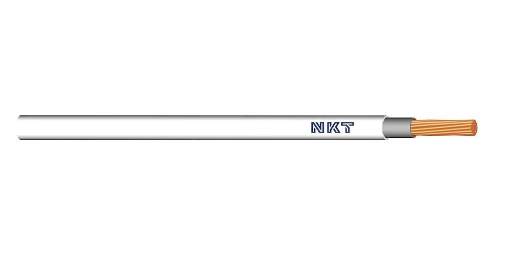 NKT PVT E.ISO.NR.5 Mounting wire - 1x2.5mm2, white, PVC (lead-free)