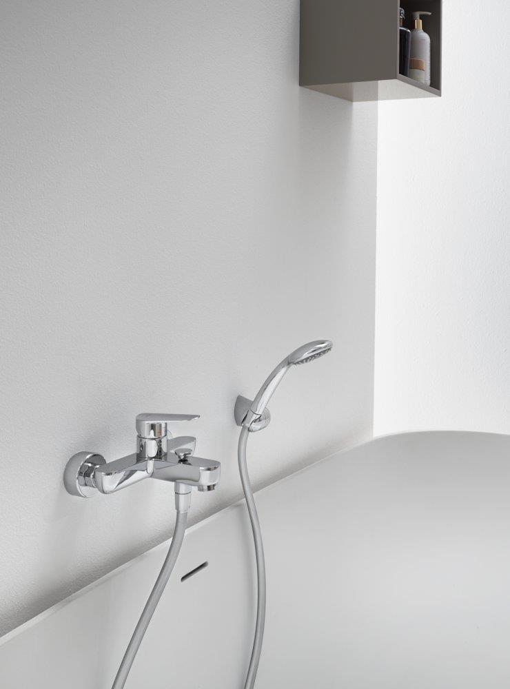 Nobili Upcity Bath and shower faucet - chrome-plated, single-handle, spout included, No