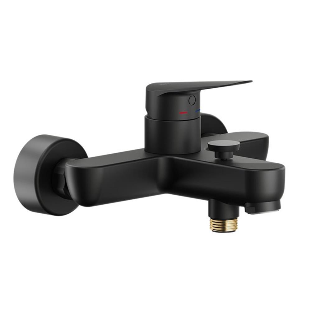 Nobili Upcity Bath and Shower Mixer Single-Handle Velvet Matte Black