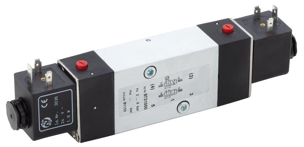 Norgren 97310 Solenoid Valve Namur bistabil 5/2, 3/2 AC/DC - G1/4", El, El, B