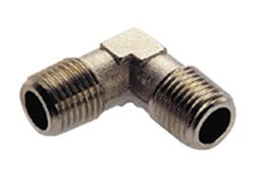 Norgren Angle brass, nickel-plated BSPT/BSPT External thread - 3/8"
