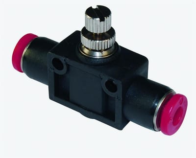 Norgren C00GE0600 Throttle check valve block shaped one-way - 6mm
