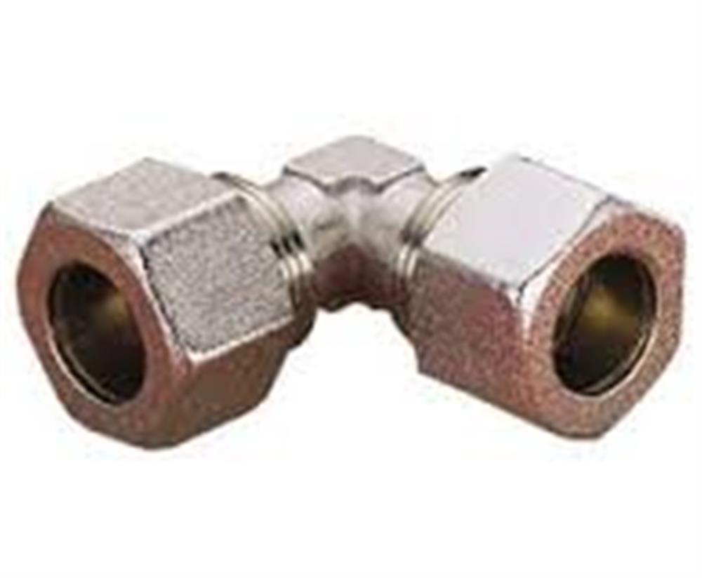 Norgren compression Angle Connector nickel-plated brass - 12mm