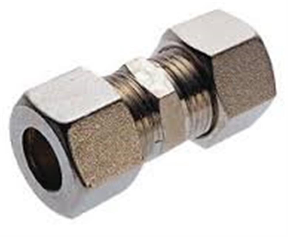 Norgren compression Connector nickel-plated brass - 4mm
