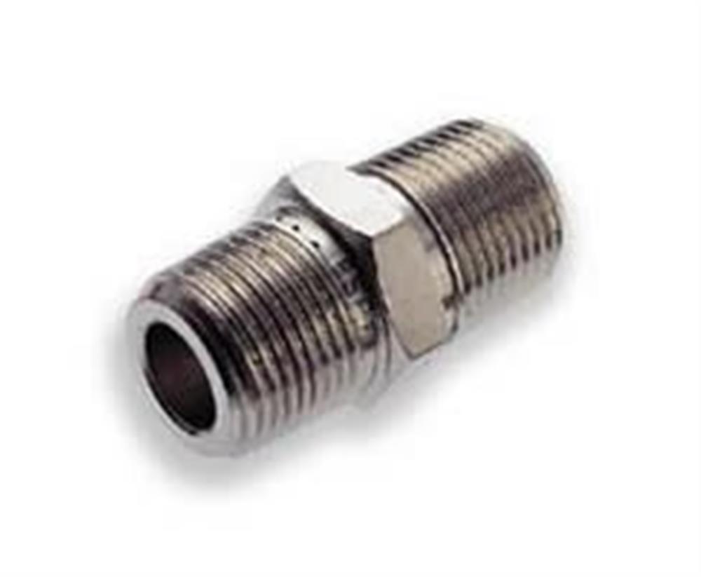 Norgren Nipple brass, nickel-plated BSPT/BSPT - 3/8", 1/4"