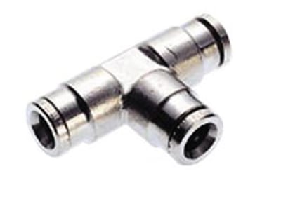 Norgren PUSH-IN Union tee nickel-plated brass - 5mm