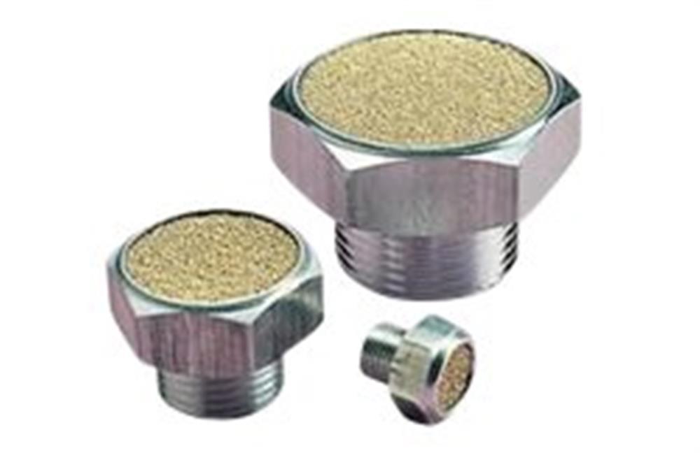 Norgren Silencer sintered bronze/aluminium BSPP - 1/4"