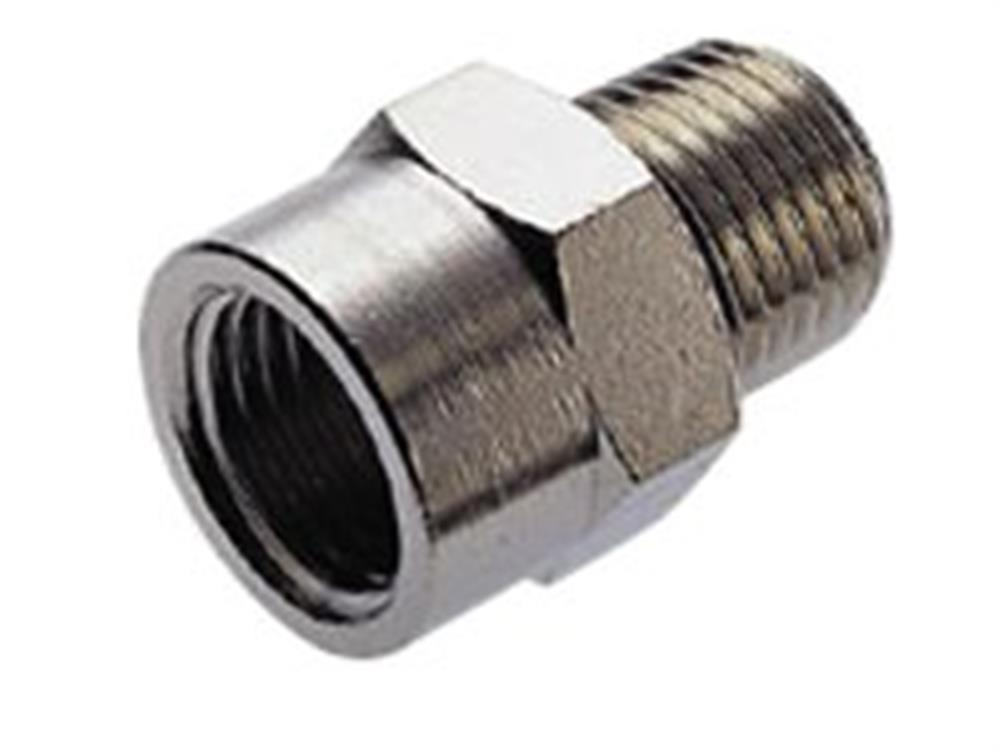 Norgren Spigot Socket brass, nickel-plated BSPT/BSPP - 1/2", 1/2"