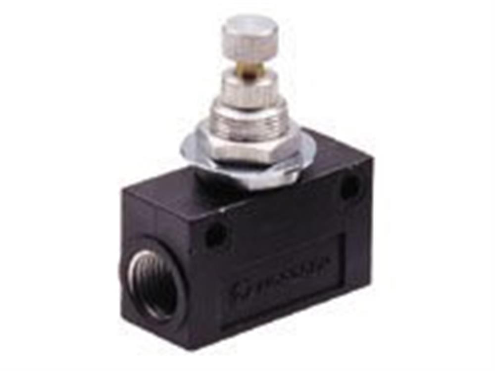 Norgren T1000C1800 Throttle check valve block-shaped one-way - 1/8"
