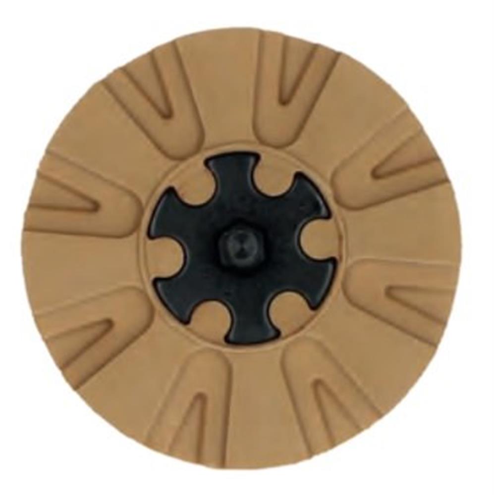 Norton 100X15X6 mm Rubber cleaning wheel - Lak, emblem, Handle 6 mm