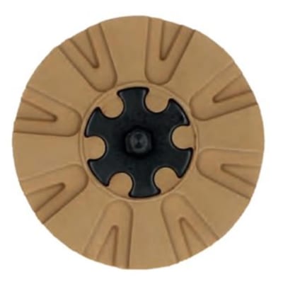Norton 100X15X6 mm Rubber cleaning wheel - Lak, emblem, Handle 6 mm