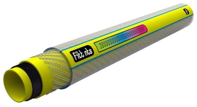 NTS Yellow Water Hose PVC - 3/4", 19mm, 60°C, 7bar