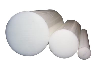 Nylon Round bar PA6 natural - 65mm, 1000mm
