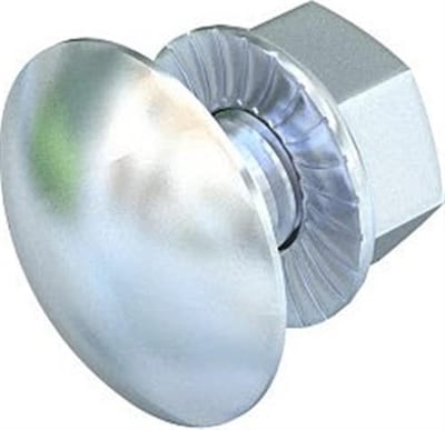 OBO FRSB F Screw Set carriage bolt - FRSB, M6 x 20mm, steel ( Hot-dip galvanised )