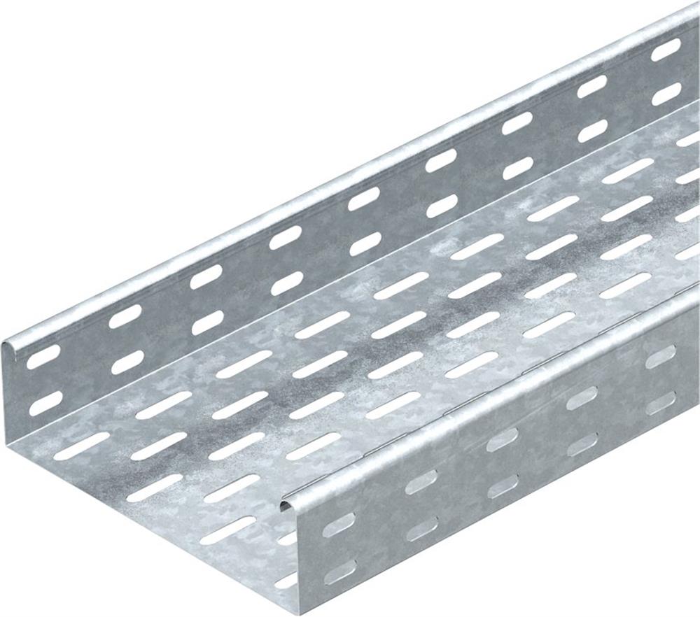 OBO MKS 620 FS Cable tray - MKS, 60mm, 200mm, 3M, steel ( El-galvanised )