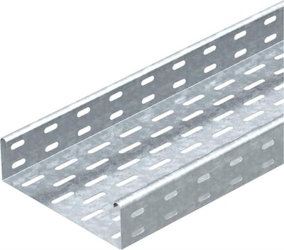 OBO MKS 620 FS Cable tray - MKS, 60mm, 200mm, 3M, steel ( El-galvanised )