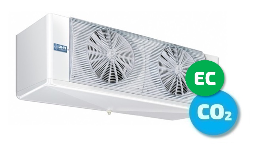 LU-VE F31HC 216 N6 Unit Cooler, CO2 60 bar, EC Fans (F31HC216N6CO2EC60BARBC)