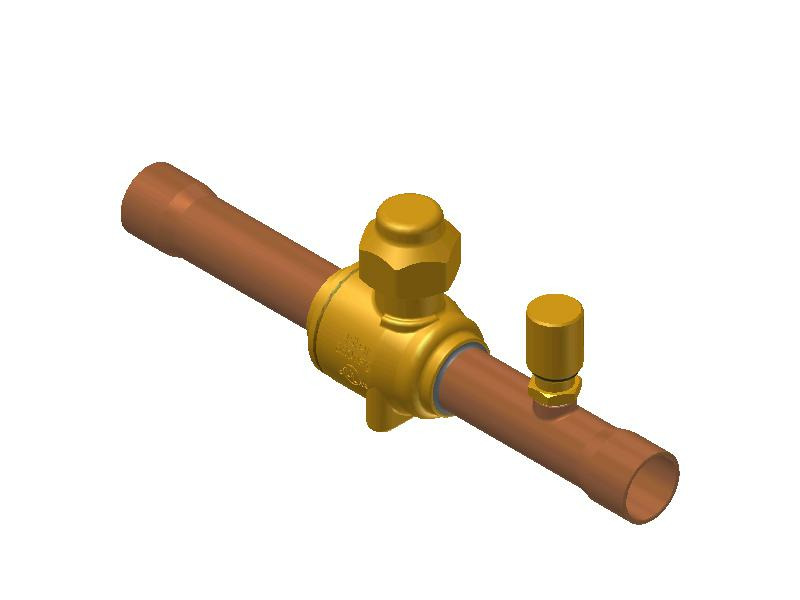 Danfoss GBC 16s Ball Valve 5/8" Solder (009G7053)