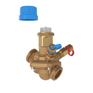 AB-QM DN32 1 1/2" with measuring nipples — Danfoss 003Z0215 balancing valve