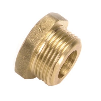 Brass Transition 1 1/4" Male × 1" Female