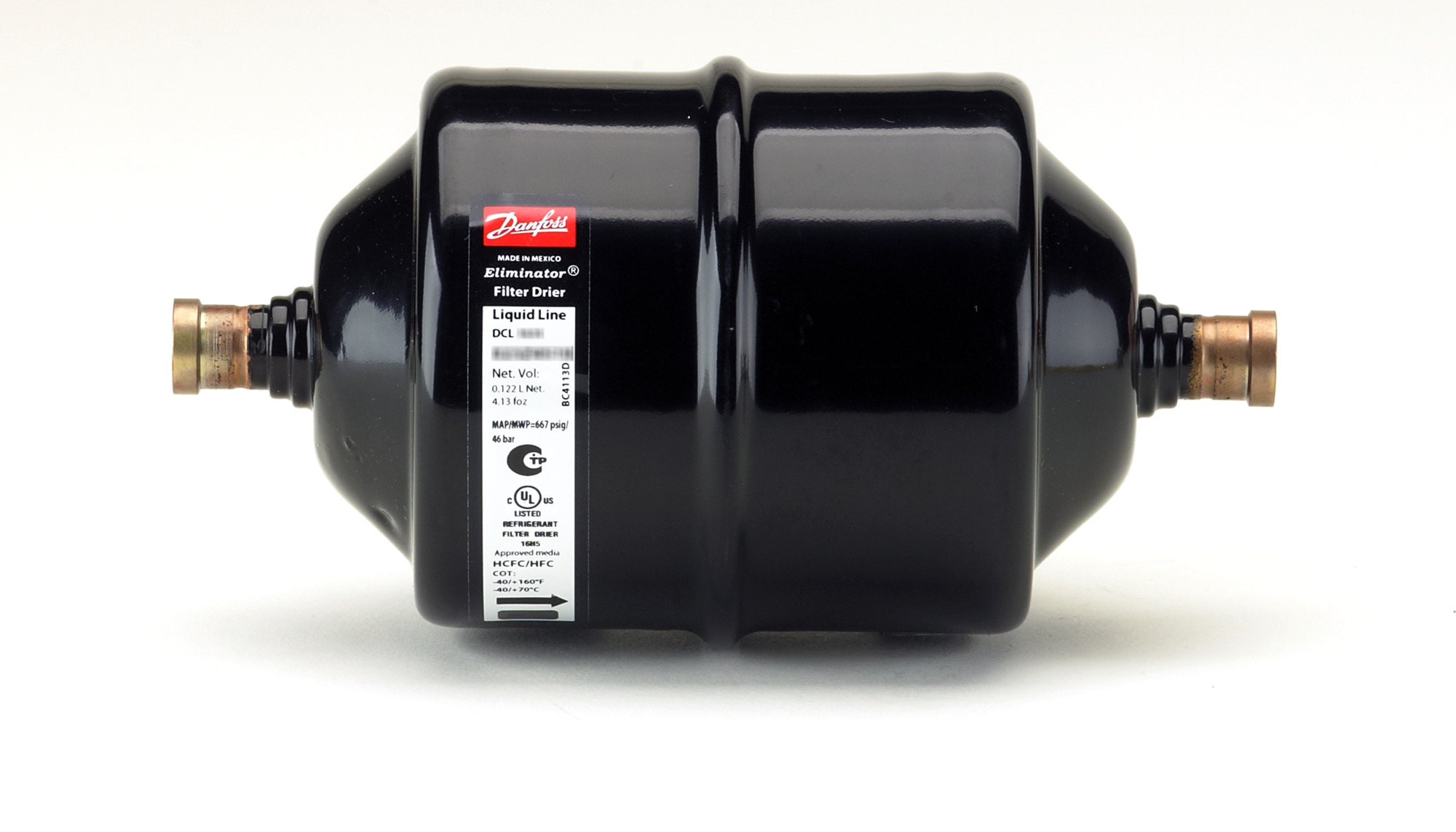 Danfoss DCL 165s Filter Drier 5/8" Solder (023Z4524)