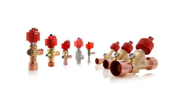 Carel E4V85 Electronic Expansion Valve 1 1/8" × 1 3/8" Solder with Sight Glass (E4V85BWT00)