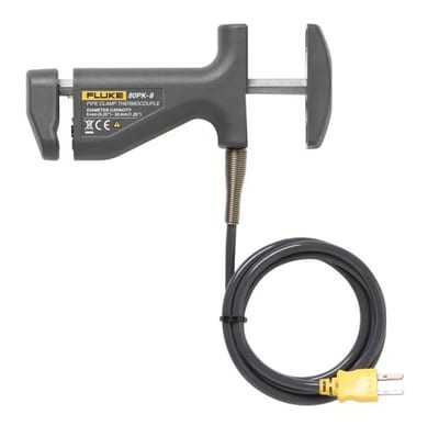 Fluke 80PK-8 clamp-on pipe probe, 6.4-34.9 mm, K-type