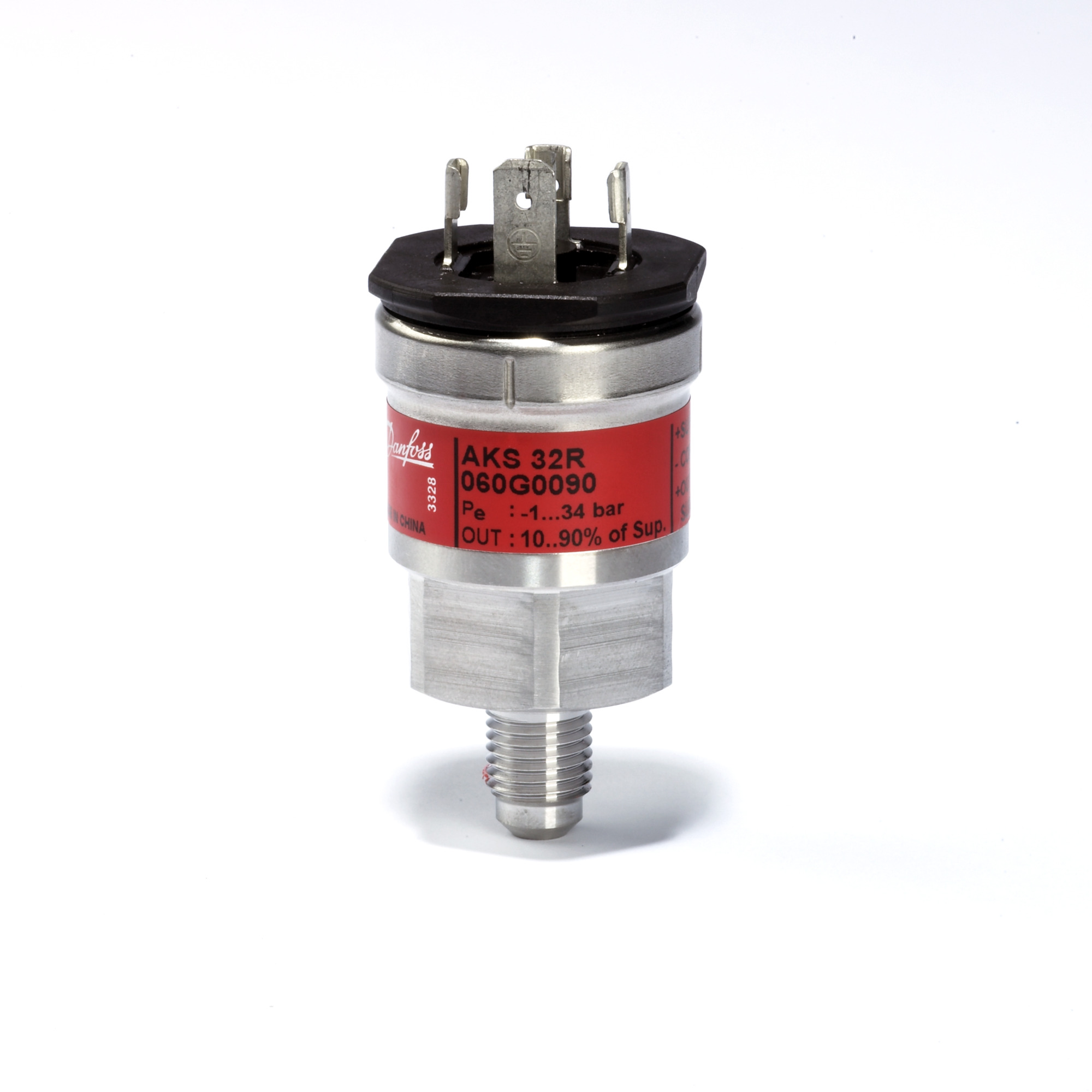 Danfoss AKS 32R Pressure Transmitter, 4.75–8 V Ratiometric (060G6341)